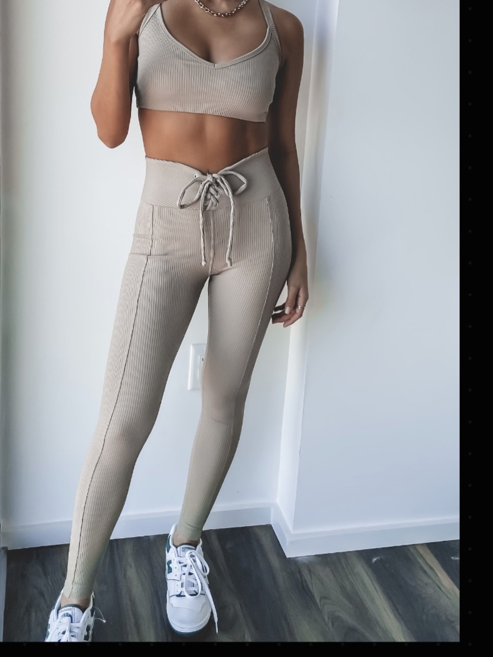 YEAR OF OURS Ribbed Football Leggings Ethical USA Caribou